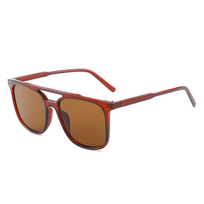 Square double beam Sunglasses Retro