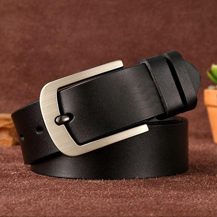 Vintage Men's Pin Buckle Casual Jeans Leather Belt