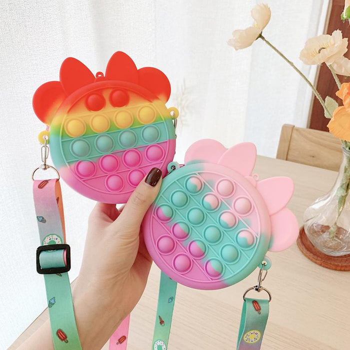Bag Fingertip Crossbody Bag Bubble Decompression Toy Backpack