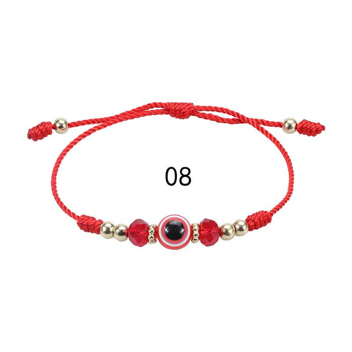 Handmade Devil's Eye Beaded Bracelet