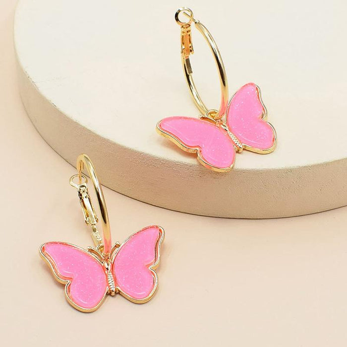 Fashion Simple Butterfly Earrings Women's Earrings