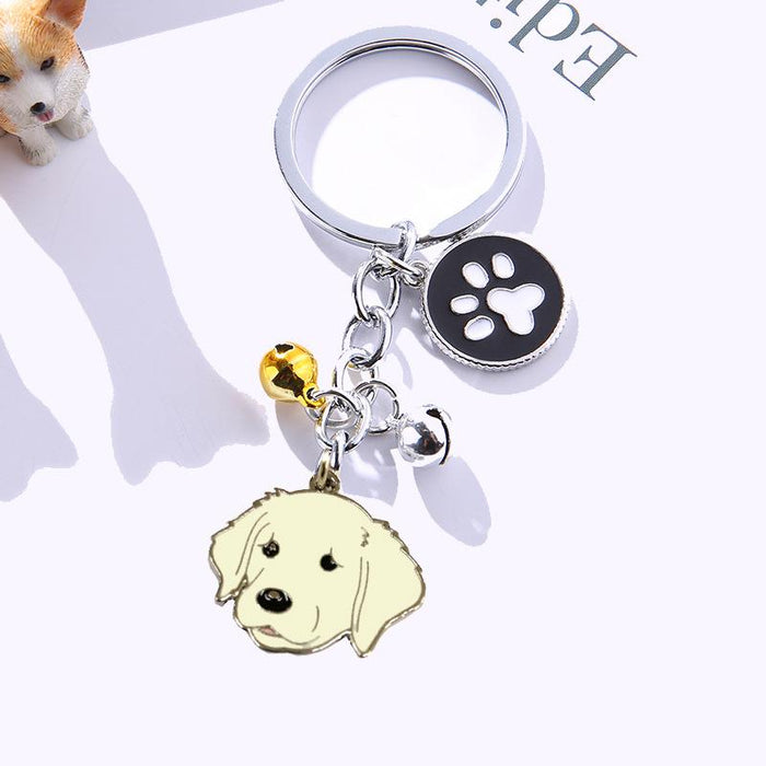 Creative Pet Dog Metal Keychain