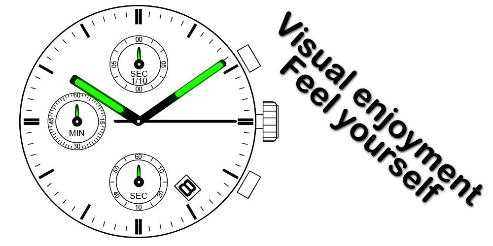 New Men's Business Multifunctional Luminous Large Dial Quartz Watch