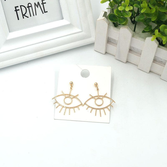 New Fashion Personality Big Eye Earrings