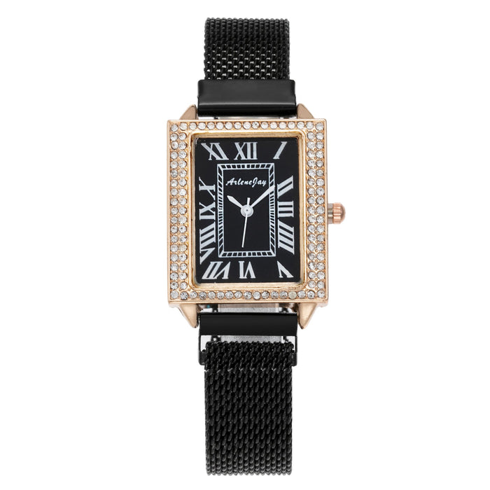 New Stainless Steel Women Wristwatch Quartz Fashion Casual Clock LLZ20032