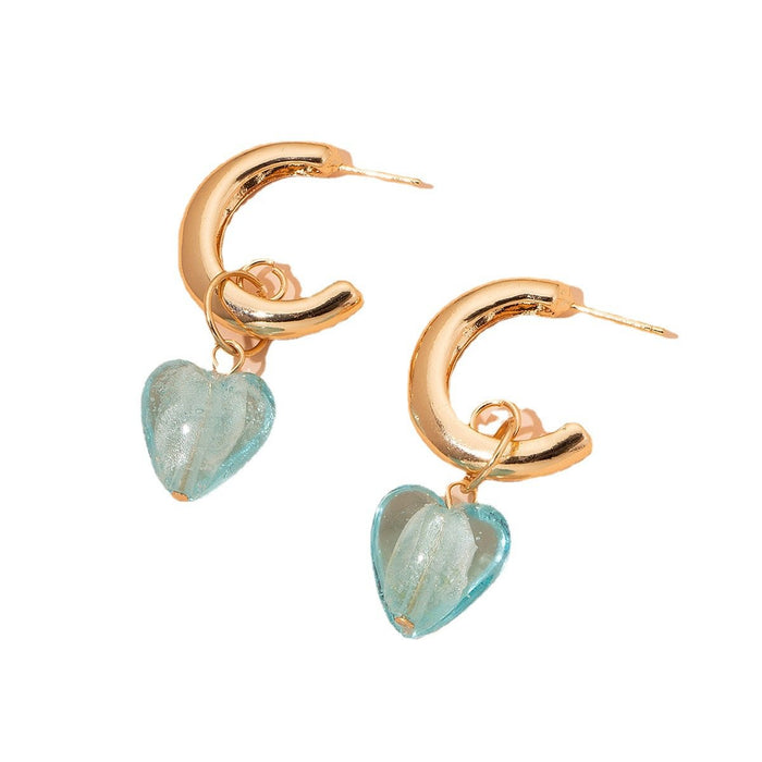 New Fashion Simple Heart Shaped Women's Earrings