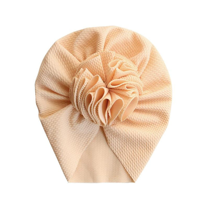 Cute Flower Baby Girl Indian Hat Infant Headwrap