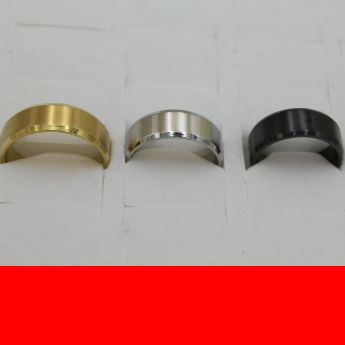 Stainless Steel Matte Ring