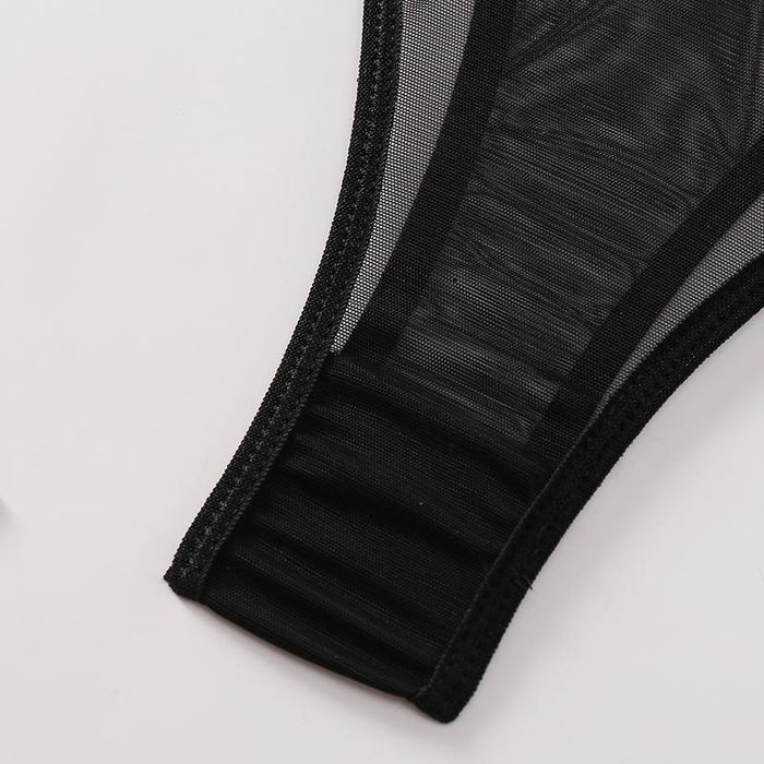 Women's Sexy Mesh Hollow One-piece Lingerie Bodysuit