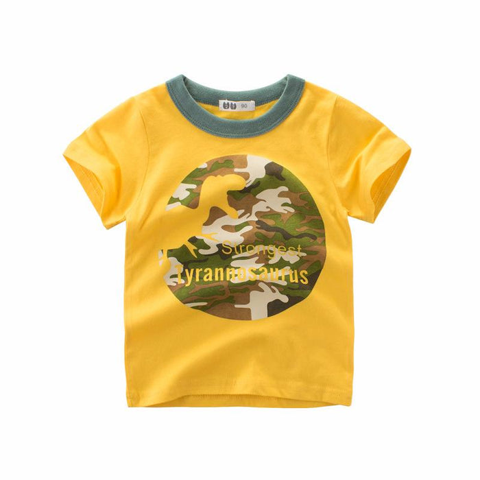 Wholesale of boys' short sleeved t-shirts