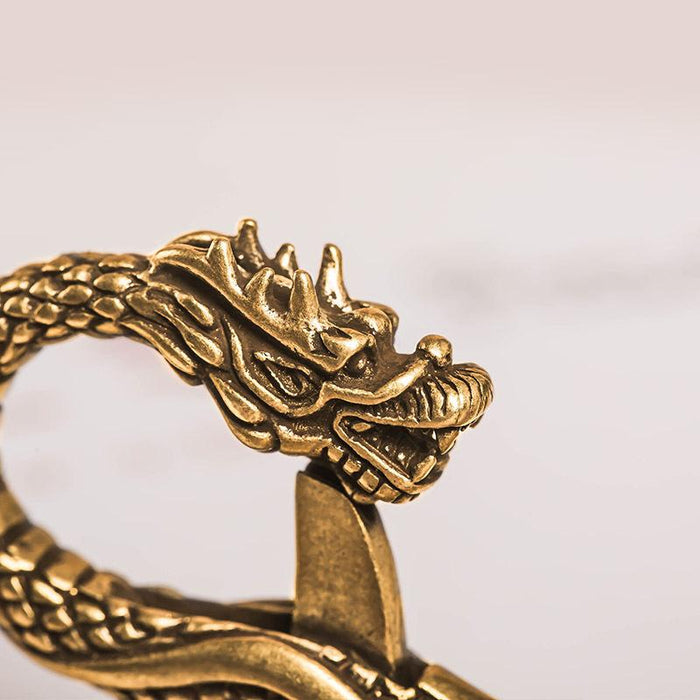 Vintage Brass Faucet Car Keychain