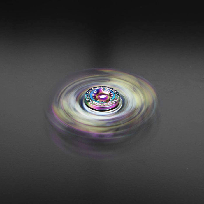 Simple dimming rainbow fidget spinner dragon wing spinning top