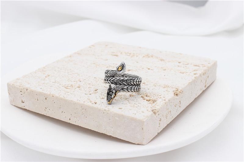 Personality Retro Chinese Dragon Men's Titanium Steel Ring