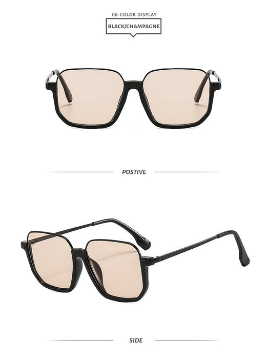 Box sun retro avant-garde Sunglasses