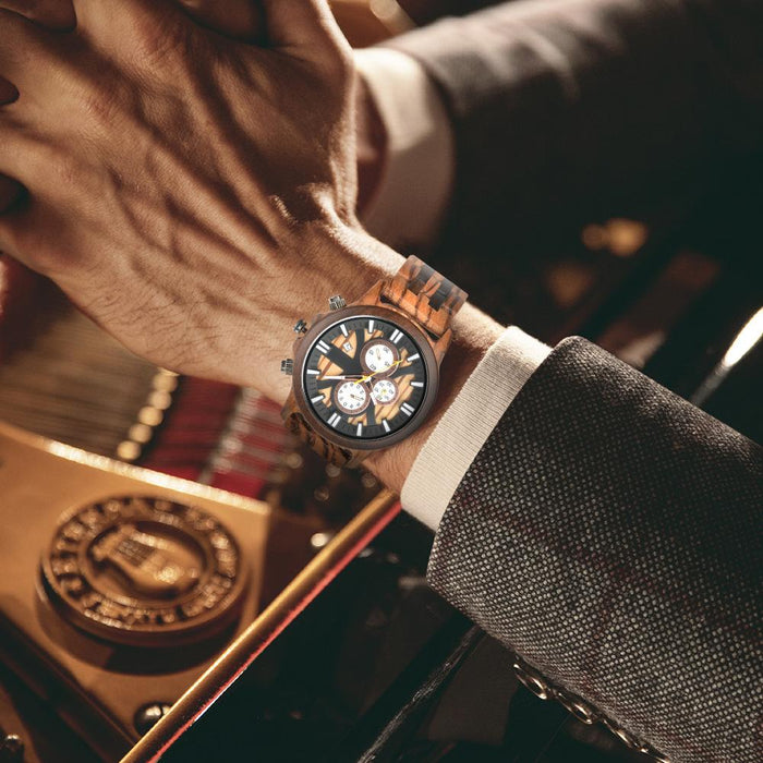 New Men's Business Multifunctional Luminous Large Dial Quartz Watch