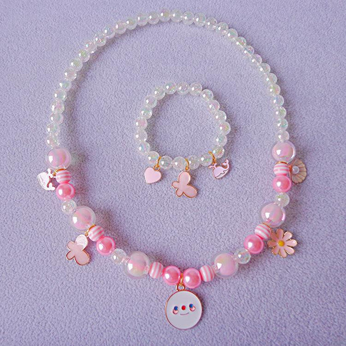 Girl's Flamingo Pendant Necklace