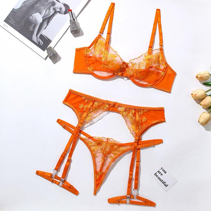 Women Sexy Lingerie Fashion Embroidered Intimates Underwear