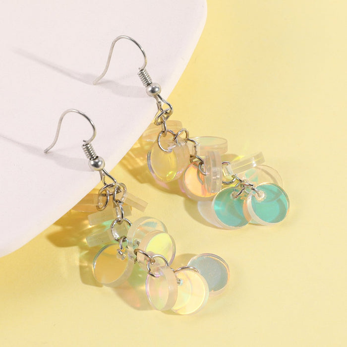 Fashionable All-match Clear Acrylic Earrings