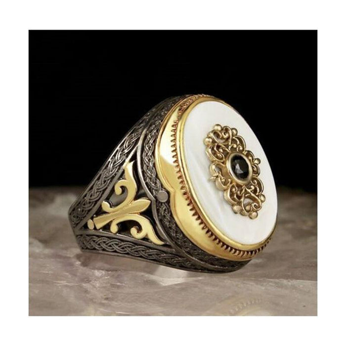 Classic Vintage Double Color Men's Ring