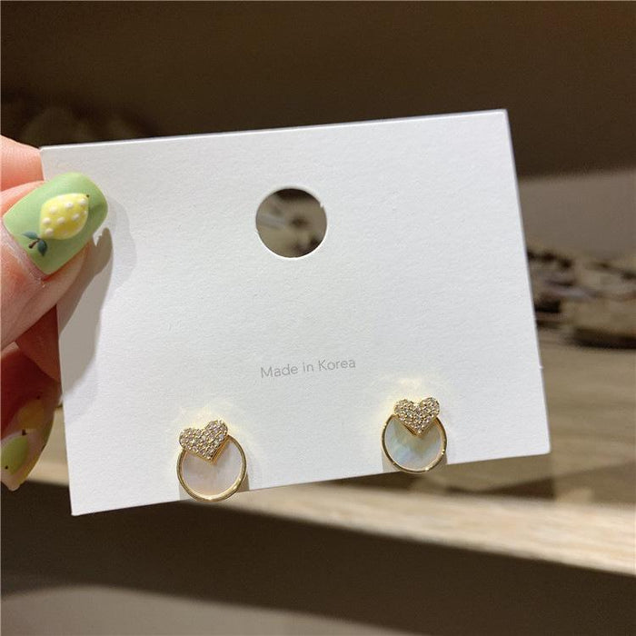 New Simple Fashion Love Small Women's Earrings