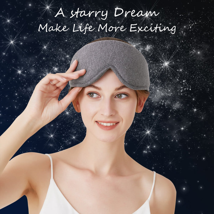 Simple Sleep Shading Double Layer Latex Eye Mask