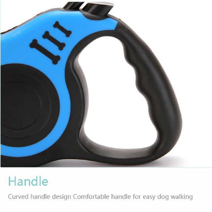 3/5M Dog Leash Durable Leash Automatic Retractable Walking Leash