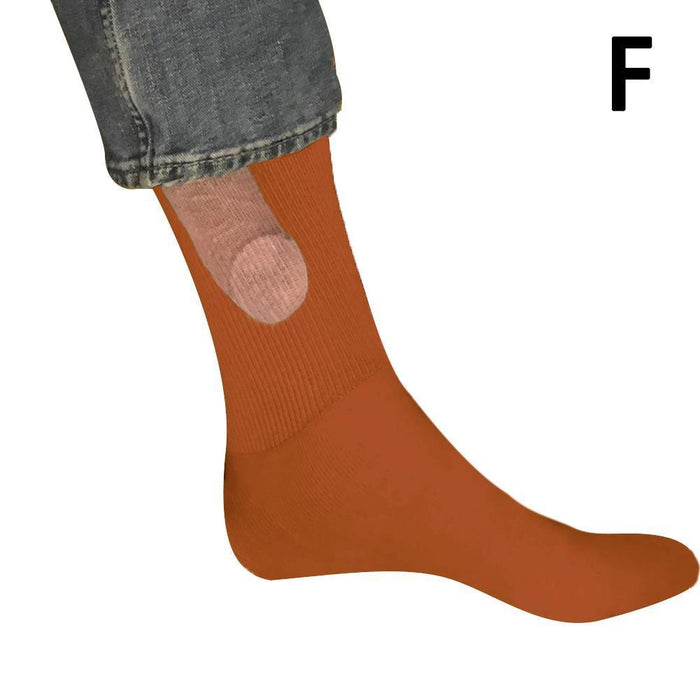 Show Off Funny Penis Socks for Men Novelty