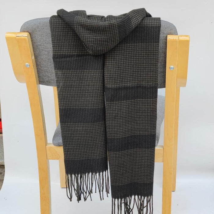 Classic Lattice Soft Scarf Cashmere Plaid Scarves