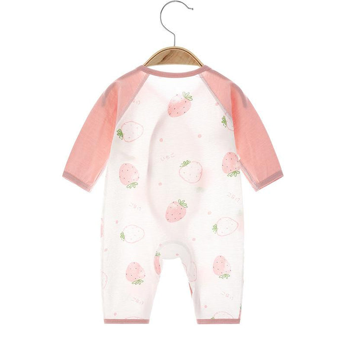 Newborn Sweet Peach Long Sleeved Romper