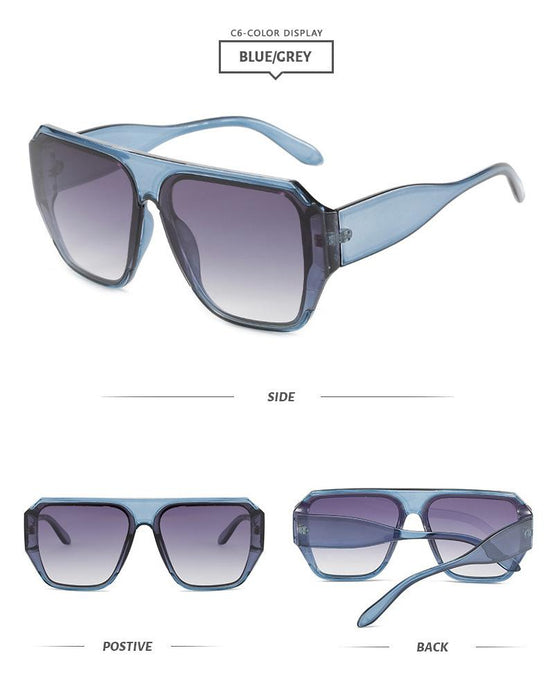 Contrast Sunglasses square frame