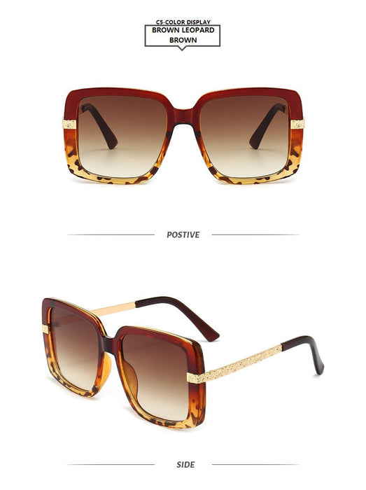 Metal contrast Sunglasses