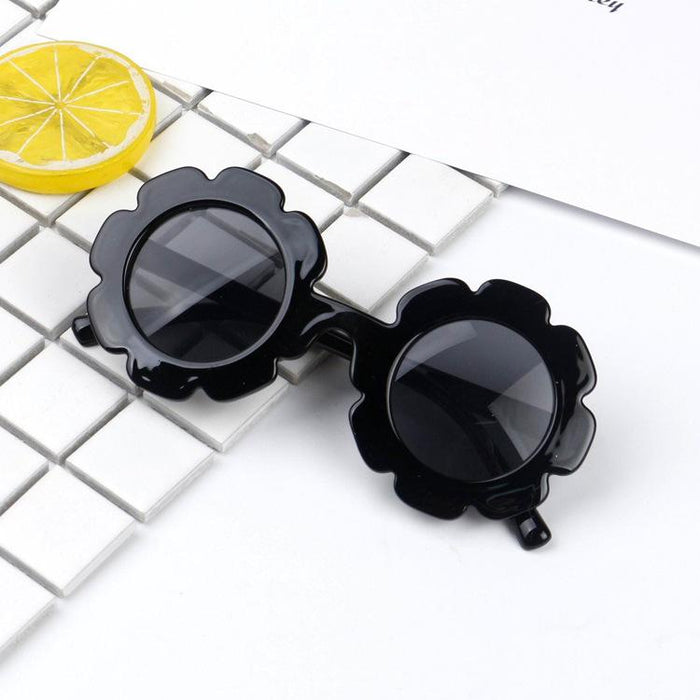 Children's small flower sunglasses and sunglasses