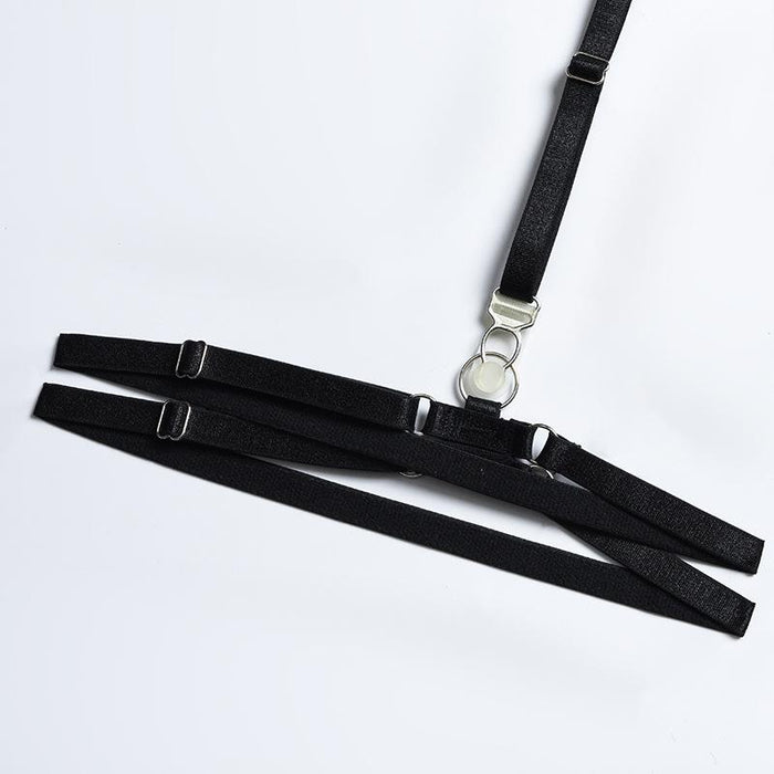 Women's Classic Embroidered Underwear Sexy Mesh Lingerie Set