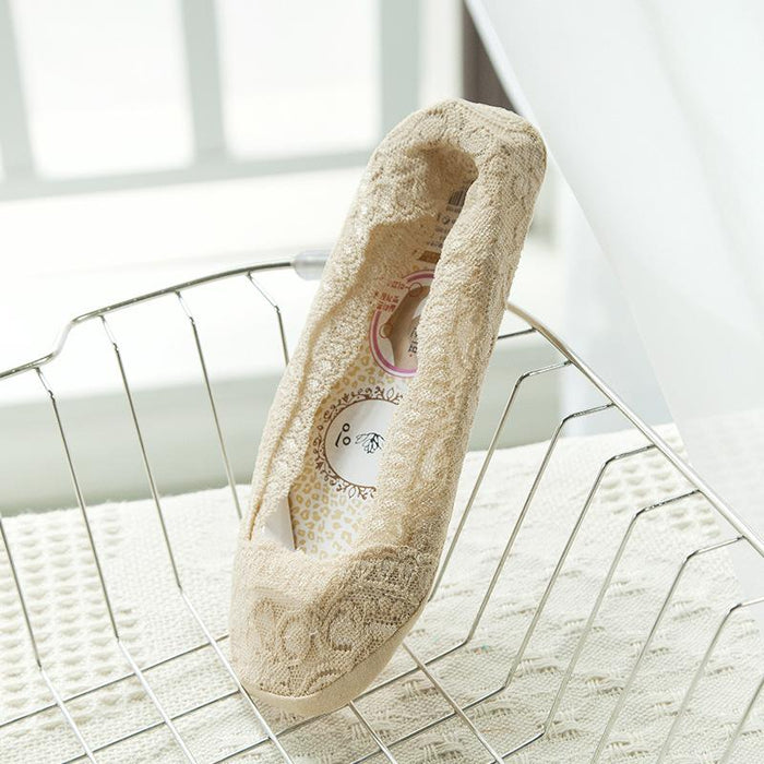 New Lace Invisible Socks Leisure Women's Boat Socks