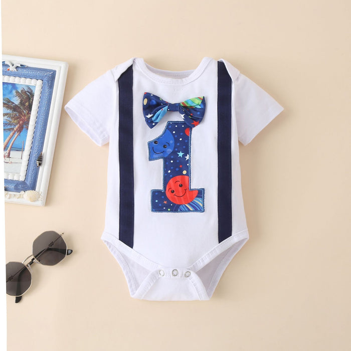 Infant short sleeve strap set two piece set