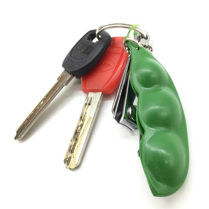 Pea Bean Keychain Decompression Squeeze Toy
