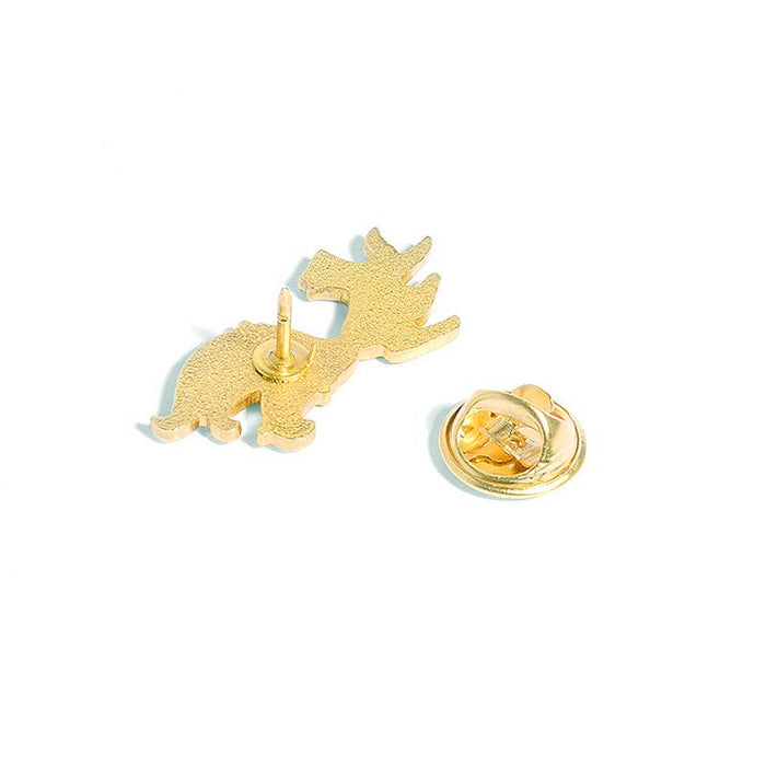 Fox Cartoon Brooch Cute Animal Shirt Pin