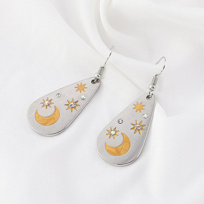 Nova Moon Drop Shaped Women's Earrings