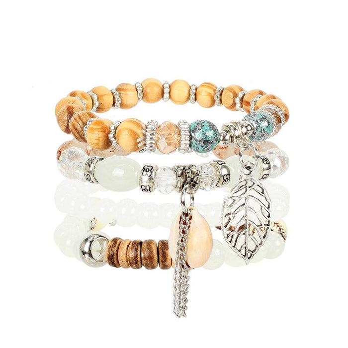Personalized National Style Multi-layer Beaded Shell Bracelet Accessories