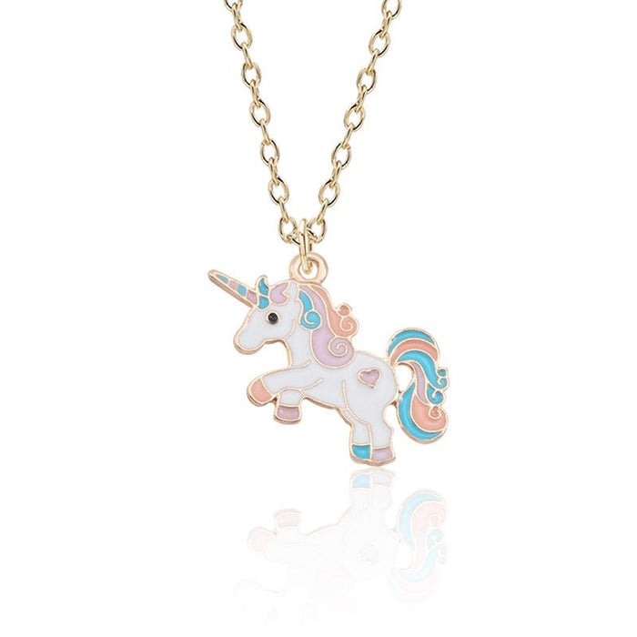 Cartoon Cute Unicorn Necklace