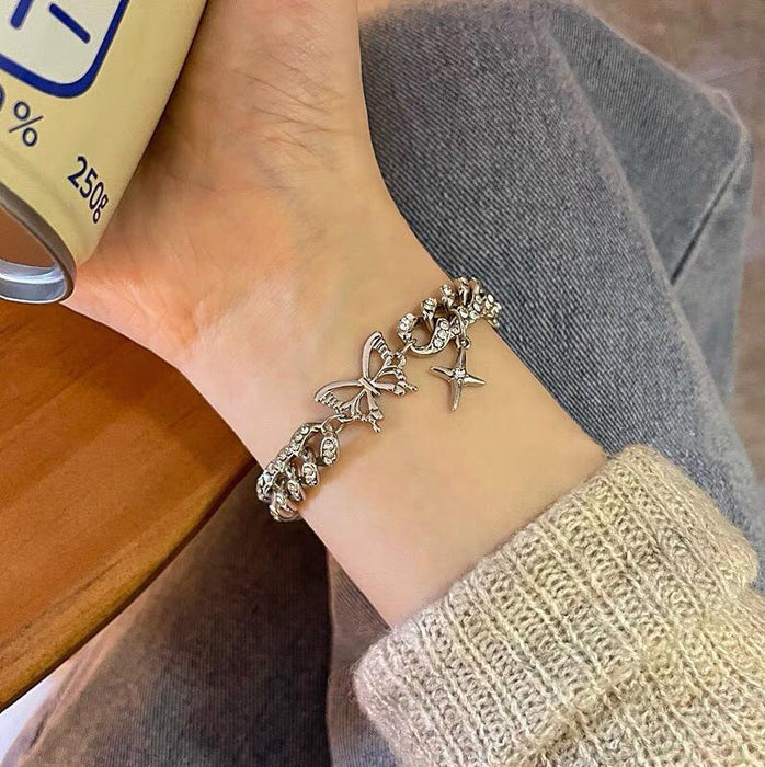 New Fashion Simple Butterfly Cross Bracelet