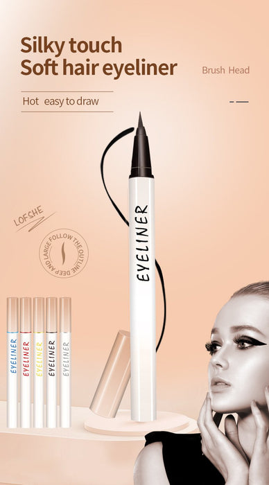 Waterproof and oil proof 6 colour Eyeliner