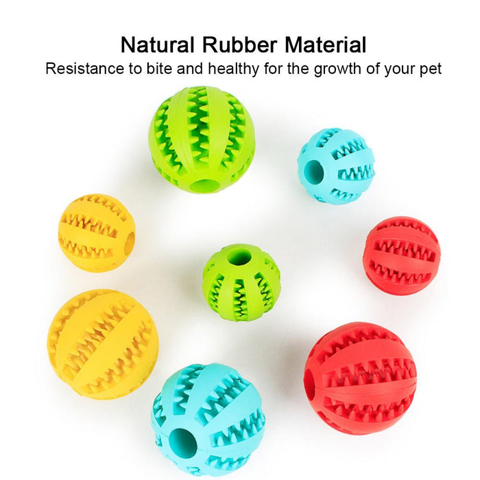 Pet dog rubber ball is suitable for dog and cat chew toys