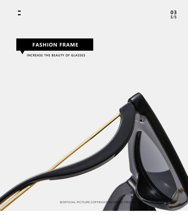 New cat's Eye Sunglasses damp Sunglasses UV protection