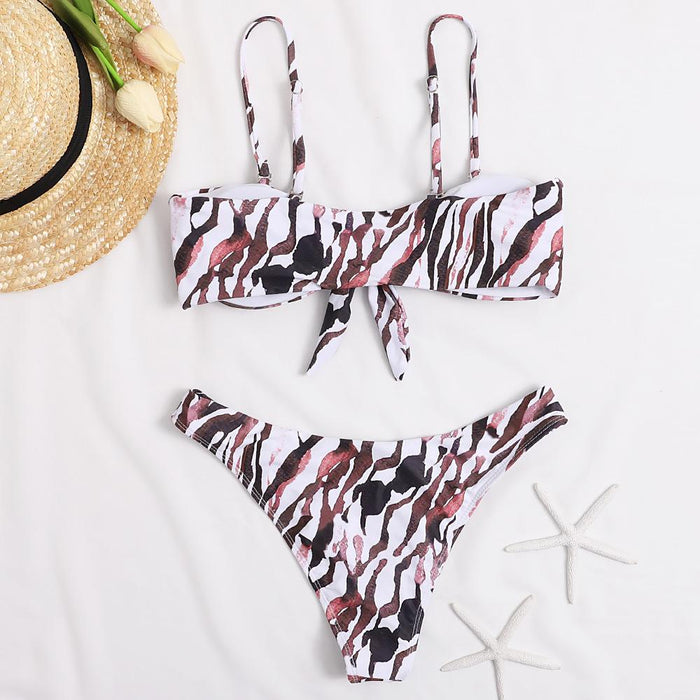 New Sexy Leopard Print Split Bikini