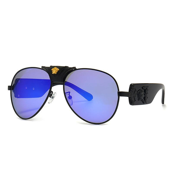 Retro men's and women's Metal Sunglasses