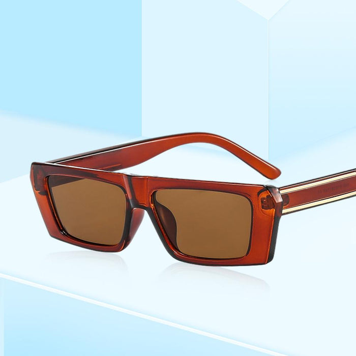 Square small frame sunglasses