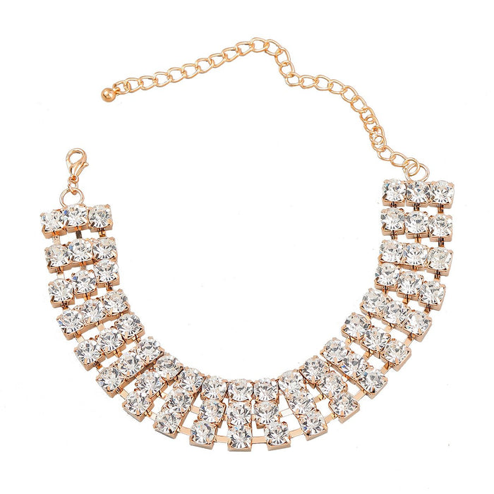 Hip Hop Punk Exaggerated Layered Claw Chain Necklace