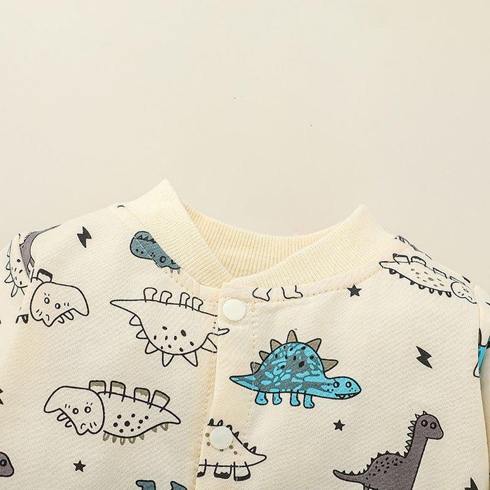 Dinosaur Printed Baby Bodysuit