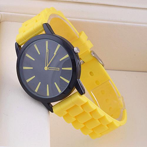Silicone Watch Geneva Women Quartz Wristwatch